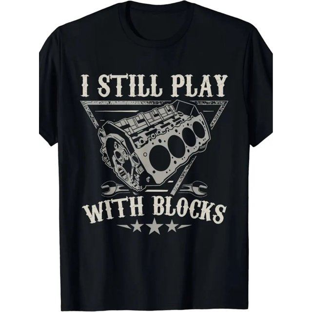 Retro street element printed T-shirt, classic letter pattern pure cotton short sleeve 220g, Casual Sporty Tee, Summer Gifts