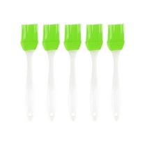 Silicone Pastry Brush, 1.18"x6.3" Detachable Basting Oil Butter Sauce Tool, Green 10 Pack