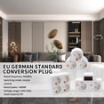 thumbnail image 3 of 2/3/4-way EU Socket Multiple Plug Power Strip Triple Plug Adapter Y1S0, 3 of 9