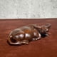 thumbnail image 4 of Ebony wood carved water buffalo figurine, solid wood carved reclining ox craft, animal zodiac, redwood ox home decoration, gift., 4 of 4