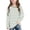Mint Green, variant on ITSAME Long Sleeve T-Shirt for Girls, Striped Print Loose Fit Round Neck Kids Fashion Casual Pullover Tops Mint Green Size 9T