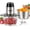 Black, variant on Food Processors, Electric Food Chopper with Meat Grinder & Vegetable Chopper - 2 Bowls (8 Cup+8 Cup) with Powerful 450W Copper Motor - Includes 2 Sets of Bi-Level Blades for Fruits/Meat/Nuts