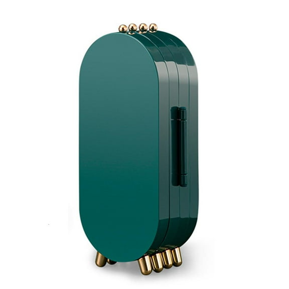 YIEMEEN Nordic Luxury Jewelry Display Rack Storage for Case Hanging Necklace Earrings Box 4 Doors Foldable Screen Mirror Organiz