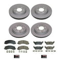 thumbnail image 2 of PowerStop Front and Rear Geomet Coated Brake Rotor and Pad Kit Fits: FORD Select Models CRK8804, 2 of 5