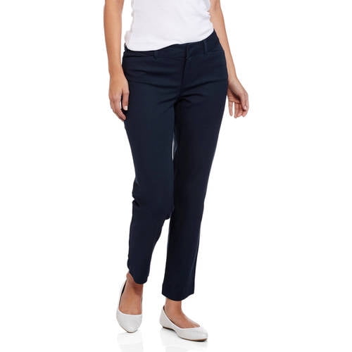 Faded Glory - Women's Bi-Stretch Pants with Pockets - Walmart.com ...