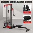thumbnail image 3 of JELENS Cable Crossover Machine, Lat Pull Down Machine for Home Gym with 16 Adjustable Positions Cable Row Attachment, 3 of 10
