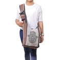 thumbnail image 4 of The Collection Royal Cotton Sling Crossbody Shoulder Graphic Hobo Bag, 4 of 5