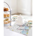 thumbnail image 4 of Easter Bunny Kitchen Dish Towels for Drying Dishes Set of 3, Blue Easter Eggs Spring Floral Grey Plaid Waffle Weave Microfiber Hand Tea Bathroom Towels Quick Dry & Absorbent Towel 12x12, 4 of 7