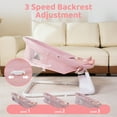 thumbnail image 3 of Pamo Babe Baby Swing for Newborns,5 Speeds swing modes,Canopy,Mosquito Net(Pink), 3 of 10