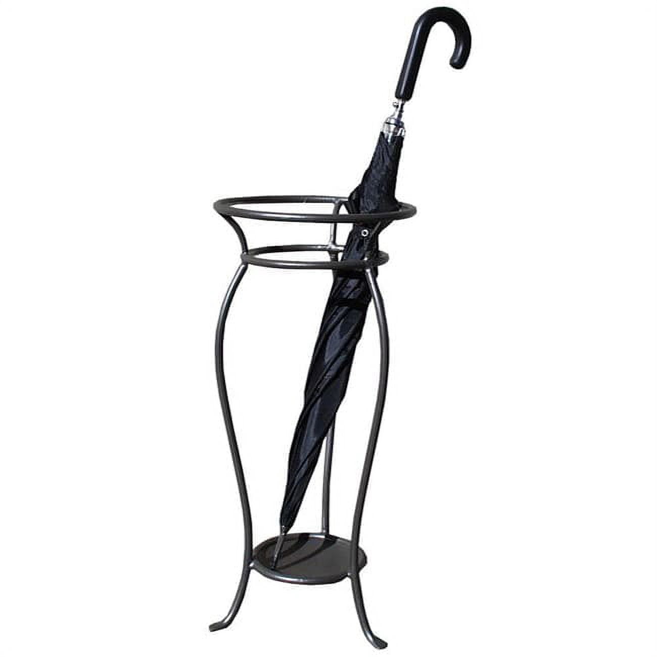 Pangaea Home and Garden OS-FM-C4269-K Iron Umbrella Stand - Black