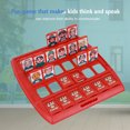 thumbnail image 3 of Family Kids Board Game, ABS Durable Improve Communicating Skill Who Is It Game  for Indoor, 3 of 8