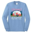 thumbnail image 3 of Happy Glamper | Fancy Camping Camper Van Caravan | Nature Lover Mens Long Sleeve Shirt, Light Blue, 2XL, 3 of 5