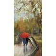 thumbnail image 2 of Wilson, Aimee 11x18 Black Ornate Wood Framed with Double Matting Museum Art Print Titled - A Walk in the Park, 2 of 4
