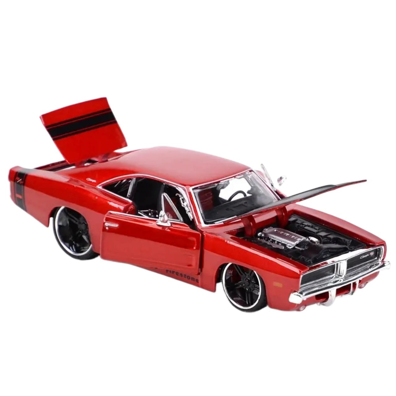 Maisto 11404-22C 1 to 64 Scale 2006 Dodge Magnum R-T Red