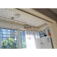 thumbnail image 3 of Curtain Beads for Doorways, Hanging Screen Door Curtain, 39 in Clear Crystal, Decorative Beads, Hanging Room Divider, 1 Pc Diamond Accent, Open Layout Separation, 3 of 7