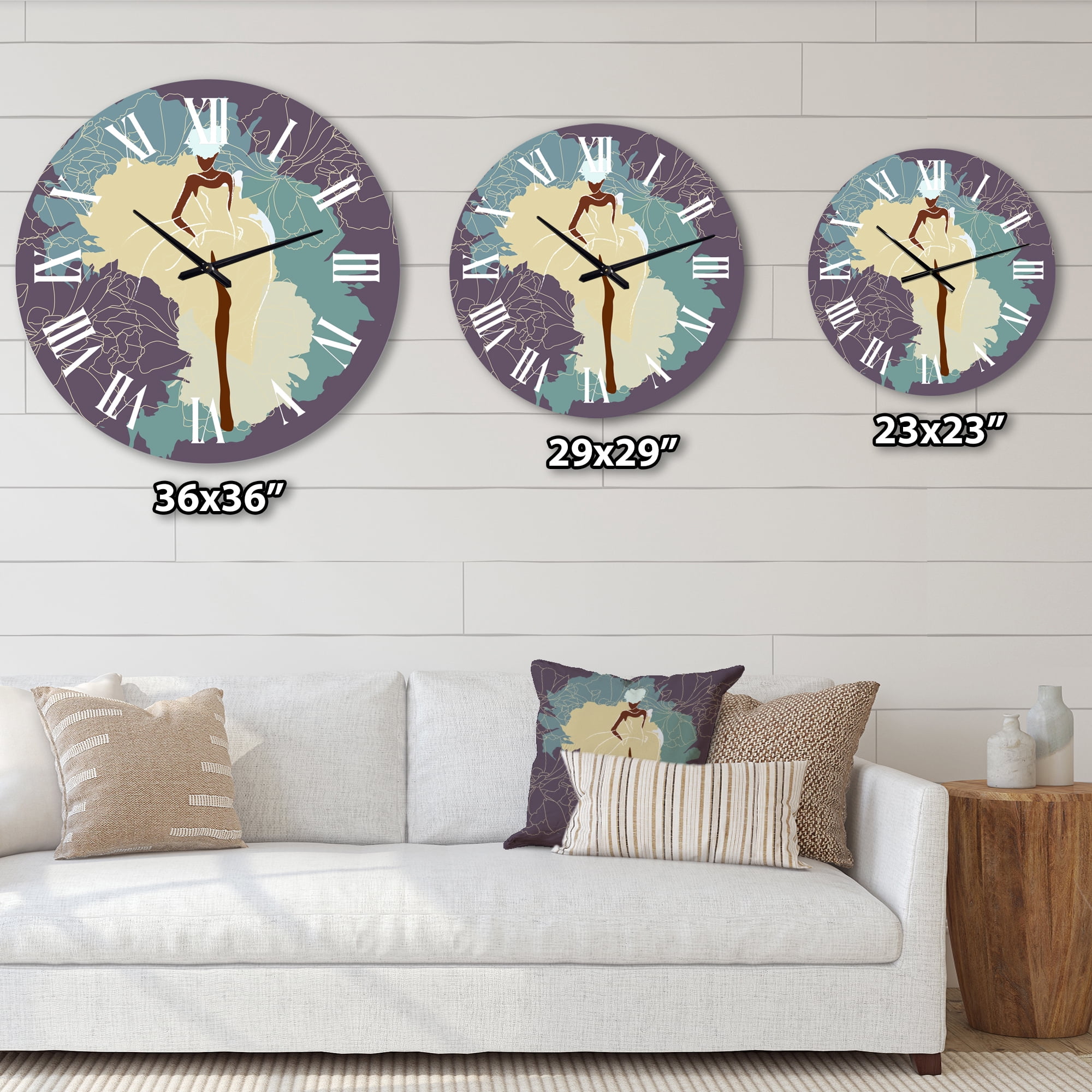 Designart 1 in Modern/Contemporary Wall Clock