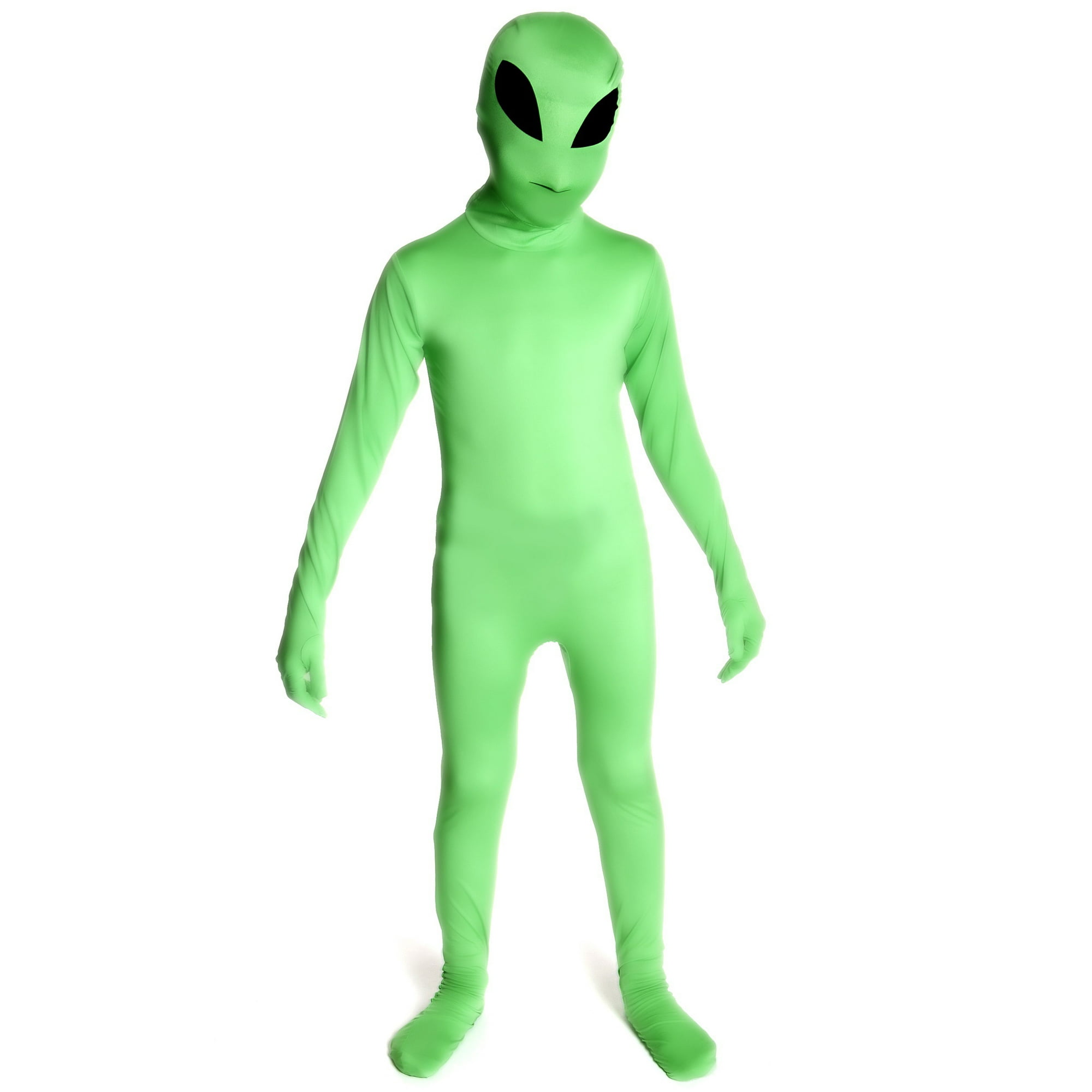 Morphsuits Alien Costume Kids Green Alien Costume Bodysuit Kids Halloween Costume Large
