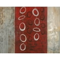 thumbnail image 2 of Nan 18x15 Gold Ornate Wood Framed with Double Matting Museum Art Print Titled - Dangling Geometric I, 2 of 4