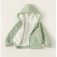 thumbnail image 2 of Hoodie for Girls 10-12 Children's Turtleneck Warm Coat for Boys and Girls Autumn and Winter Warm Solid Color Coat for Children Z0F-Green, 3-4 Years, 2 of 7