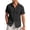 Black, variant on Men's Casual Shirts Textured Short Sleeve Button Down Shirts Fashion Summer Beach Shirt