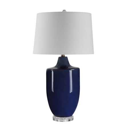 Everren Decimus 30.75" Height Table Lamp, Blue