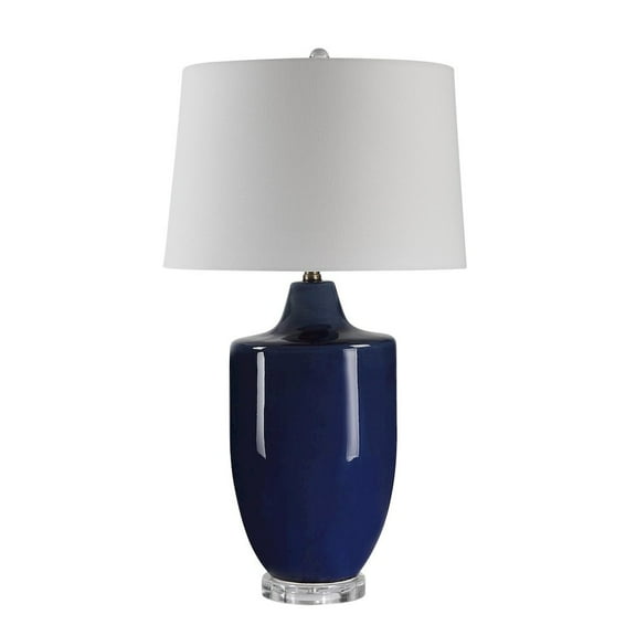 Everren Decimus 30.75" Height Table Lamp, Blue