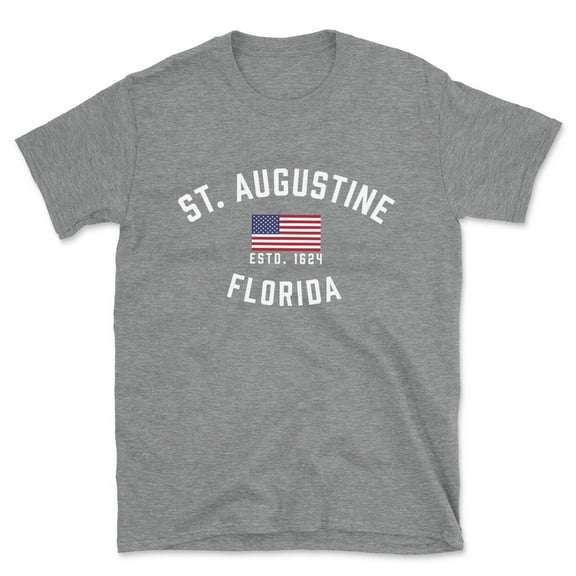 St. Augustine Florida Patriot Men's Cotton T-Shirt