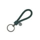 thumbnail image 1 of Billuyoard LLavero de cuerda tejida trenzada de cuero, bolso DIY encantador, colgante colgante, llavero exquisito, soporte para llavero de coche, joyería Artesanía Verde 3.3*9 cm Billuyoard HA074021-01, 1 of 6