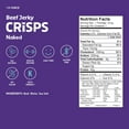 People's Choice Beef Jerky MSF2 Jerky Crisps Naked Sugar Free