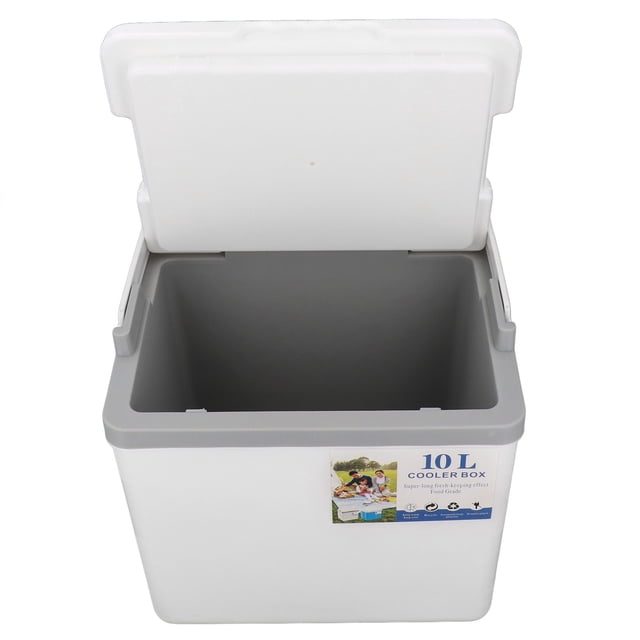 Small Ice Chest, 10 Liter Insulated Cooler Lunch Box Hard Lunch Box Hard Lunch Box For Men Portable Ice Chest Box with Handle For Camping Picnic Fishing Commercial Use