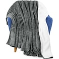 thumbnail image 1 of Colcha Sherpa Blanket Utopia Bedding, tamaño 127 x 152 cm, gris, 1 of 7