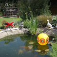 thumbnail image 4 of 2 Globos Espantapájaros Antipalomas, Pájaros, Garzas, Urracas, Avefrías Y Gorriones, () 400 Mm, Amarillo/Rojo, 4 of 5
