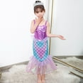 thumbnail image 2 of Toddler Girls Dresses Party Dance Easter Dresses Carnival Party Birthday Kids Princess Dress &W15Purple 6-7 Years, 2 of 5