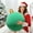 Green, variant on HCBY 15.7 Inch Velvet Christmas Inflatable Balls Ornament, Flocked Xmas PVC Inflatable Ball Ornaments, for Holiday Outdoor Blow up Yard Decor(Red)