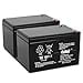 thumbnail image 3 of 2 Pack 12v 12ah F2 Sealed Lead Acid AGM Rechargeable SLA Deep Cycle Battery, 3 of 4