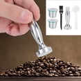 thumbnail image 1 of Kit De Cápsulas De Café Con Mango Ergonómico Taza De Cápsulas De Café, Acero Inoxidable Resistente Al Desgaste+silicona Para Regalos De Oficina En El Hogar Amantes Del Café, 1 of 8