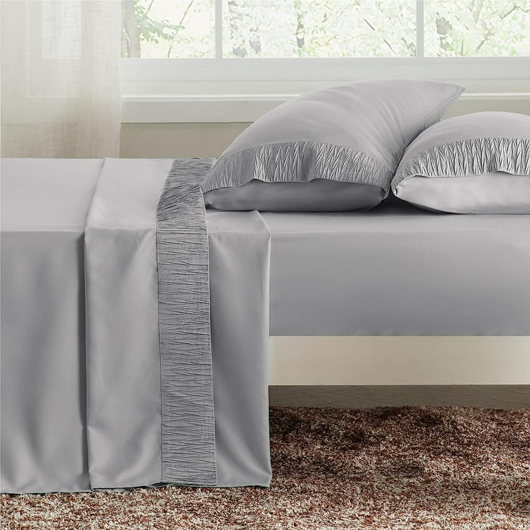 Bedsure Queen Sheets Grey - Soft Sheets for Queen Size Bed, 4 Pieces Hotel  Luxury Queen Sheet Set, E…See more Bedsure Queen Sheets Grey - Soft Sheets
