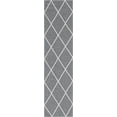 thumbnail image 2 of Rugs.com Georgia Collection Rug – 8 Ft Runner Dark Gray Flatweave Rug Perfect For Hallways, Entryways, 2 of 9