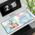 thumbnail image 3 of Happy Birthday Cute Kitten Ragdoll with Cake Gifts Party Hat Desk Mat Full Keyboard Mouse Pad Cat Lover Kitten Owner Gifts Idea Large Mousepad - 00029, 3 of 5