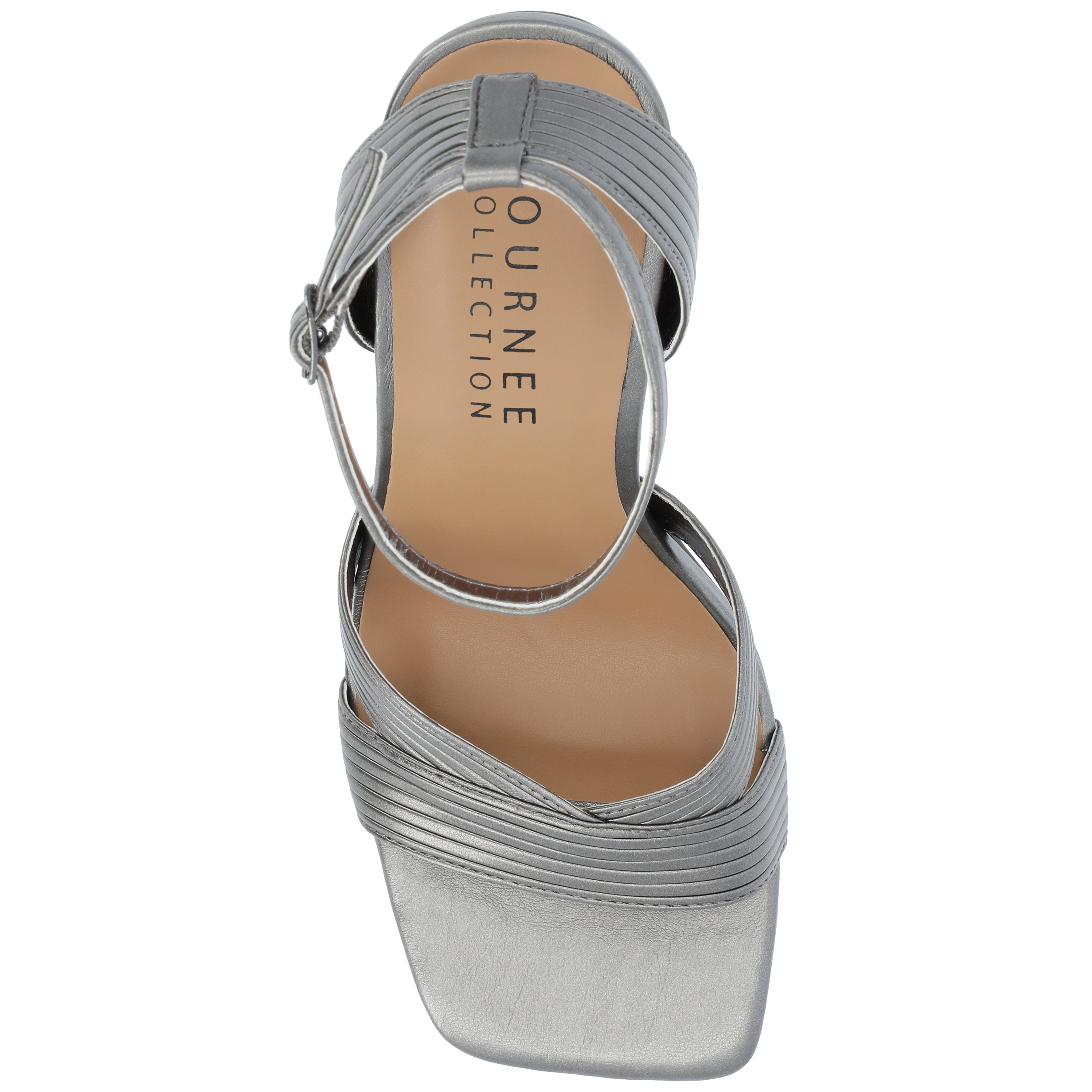 Journee Womens Annett Mid Heel Open Toe Sandals