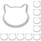 thumbnail image 2 of Cateissary Biscuit Mold Shape Crafting Embossed Mould Celebration Chocolate Aluminum Supplies Lovely Decorating Party Tools Cake Plata 10piezas Cateissary CBP012651, 2 of 4