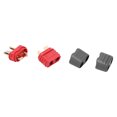 thumbnail image 4 of LYUMO RC Accessories,T Plug Connectors Deans Style Universal RC Battery Motor Connectors With Anti Slip Lids For RC Car Boat Airplane Models,T Connector, 4 of 8