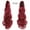 Red, variant on LOLIPPYY Long Ponytail Hair Extension Wavy Curly Claw Clip Ponytail Natural Looking Synthetic Fake Hairpiece for Women - Light Brown