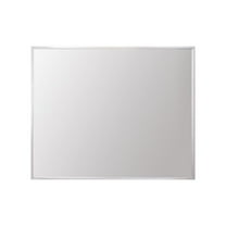 Elegant Decor Aluminum Frame Square Mirror 30x36 In Silver