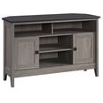 thumbnail image 1 of Bowery Hill Engineered Wood Corner Entertainment Stand in Mystic Oak, 1 of 11