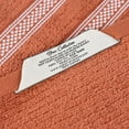 thumbnail image 5 of BNM Zero Twist Ribbed Cotton Bath Towel Set of 3, Rust, 5 of 11