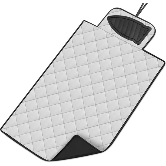 Magnetic Ironing Mat, Convert Any Flat Surface to Ironing Board, Silicone Non-Slip Iron Rest, Portable for Travel