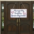 thumbnail image 1 of Decoración hogareña Gwong 6pcs / set exquisite puerta colgando signo de madera ampliamente aplicado porche delantero de bienvenida a la etiqueta de pintura de diamante DIY para el hogar Gwong 21077682, 1 of 6