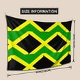 thumbnail image 3 of Jamaican Flag Pattern Tapestry Wall Hanging Tapestry For Bedroom Living Room Dorm (60 * 90 Inches), 3 of 6