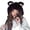 Black, variant on Visor Hat for Women Cute Cat Ear Design Warm Korean Style Fashionable Cover Hat Brown